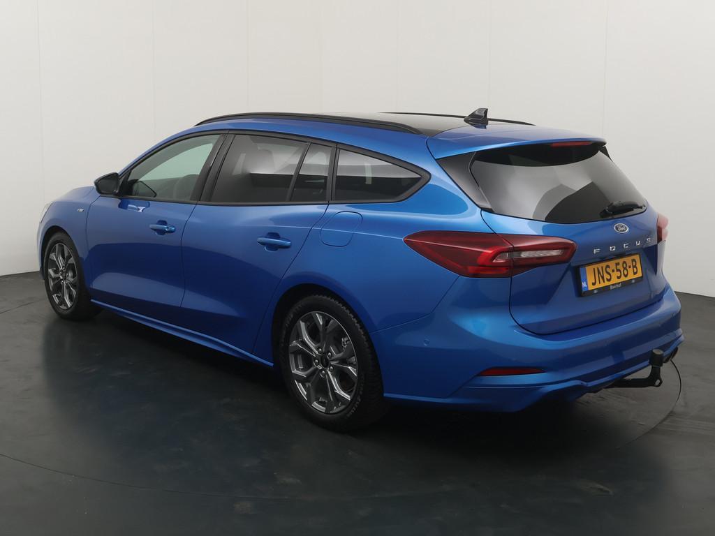 Ford FOCUS Wagon ST-Line X EcoBoost Hybrid 155 pk | Pano | T, Stof, Gebruikt, Blauw, Hybride Elektrisch/Benzine