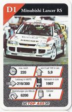 Kw2059 verzamelplaatje d1 auto sport mitsubishi lancer rs, Verzenden, Zo goed als nieuw, Auto's