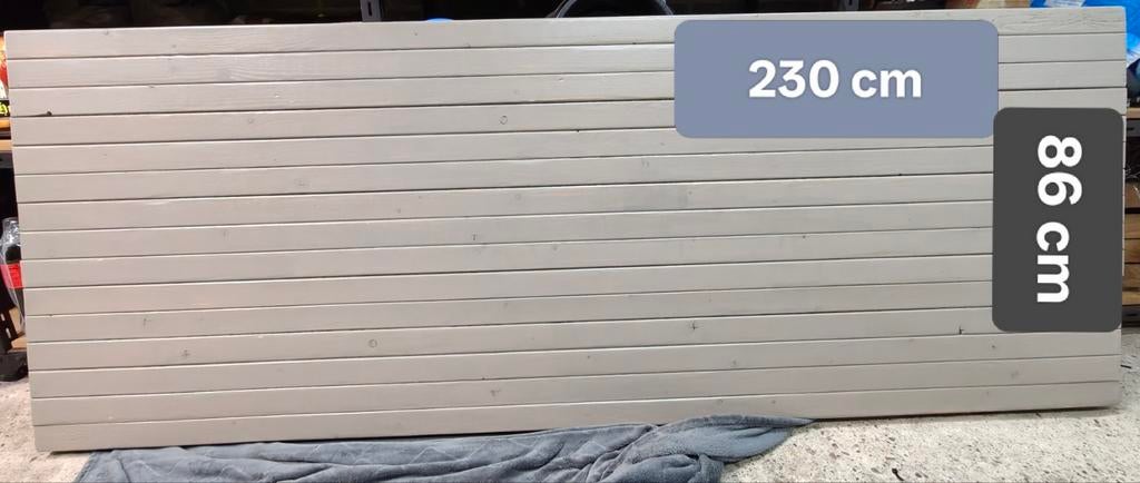 Greywash eettafel | Zwaar blad | steigerbuis onderstel, Ophalen, Rechthoekig, 200 cm of meer, 50 tot 100 cm