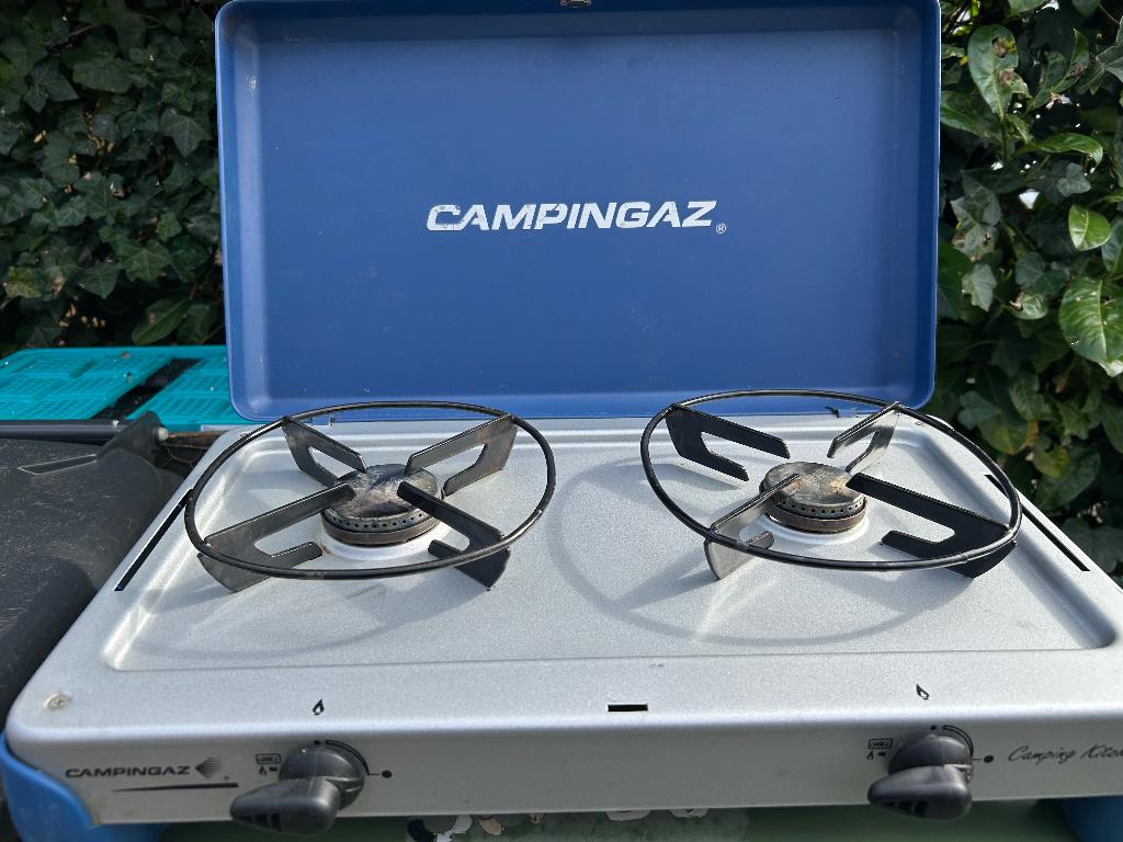 campinggaz kooktoestel met grillplaat, Ophalen, Gebruikt