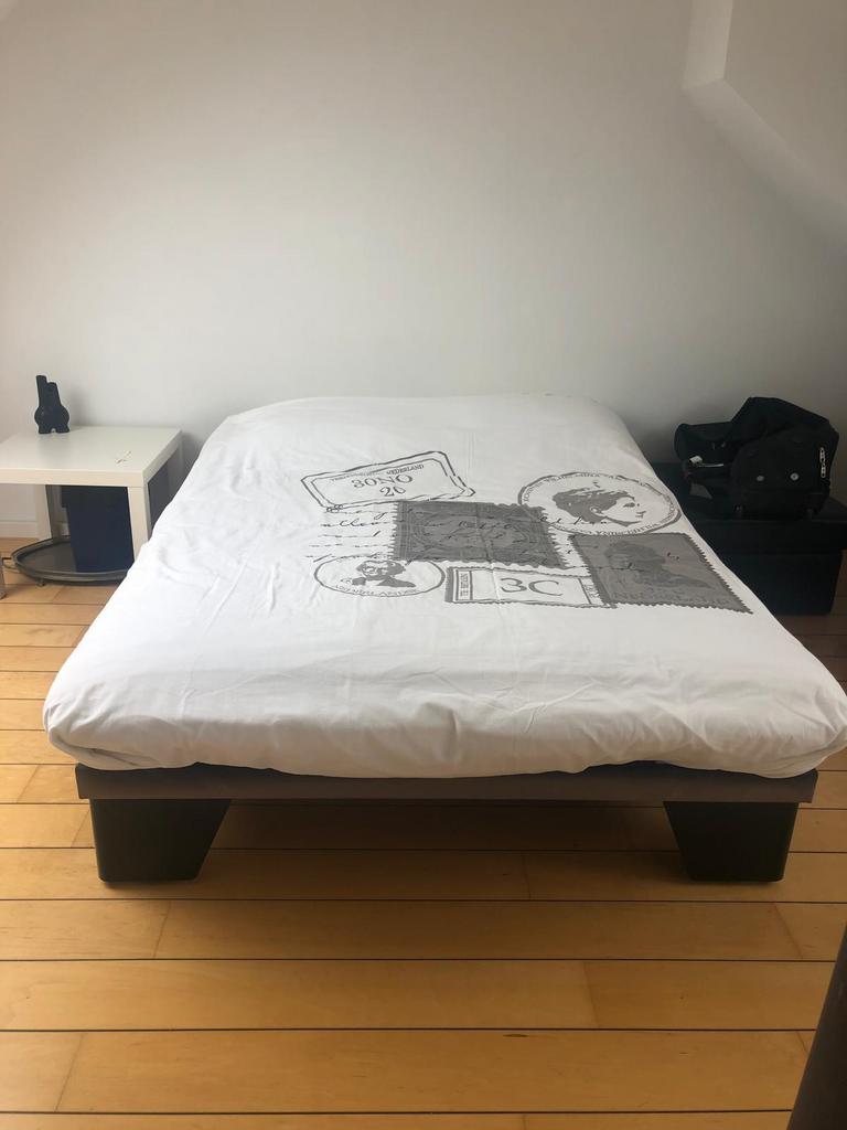 Bedbankje, Ophalen, Gebruikt, Tweepersoons, 140 cm