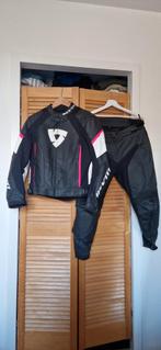 Revit Leren Motorpak 2-Delig Neon Roze/Zwart/Wit Maat 44, Motoren, Kleding | Motorkleding, Revit, Combipak, Ophalen of Verzenden