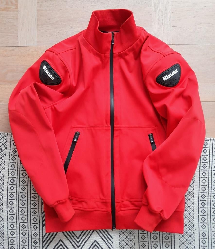 Blauer Easy Man Pro motorjas heren - Rood - Maat XL, Motoren, Jas | textiel, Ophalen of Verzenden, Tweedehands, Heren