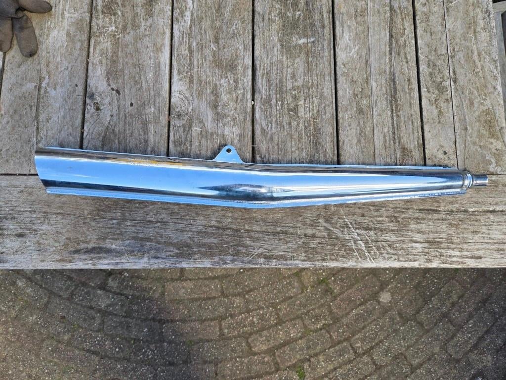 Uitlaat demper Frankfurter  chroom, Ophalen, Zo goed als nieuw, Uitlaat, Overige merken