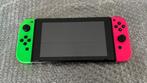 Nintendo Switch v1 unpatched met joycons en screenprotector, Spelcomputers en Games, Ophalen of Verzenden, Zo goed als nieuw, Met 2 controllers