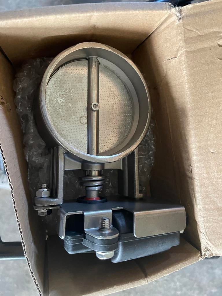 Nieuwe Elektrische Uitlaatklep 76mm, Ophalen, Nieuw, Universele onderdelen