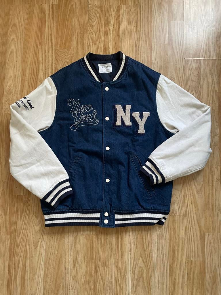 Zara spijker baseball zomerjack Maat 164, Kinderen en Baby's, Kinderkleding | Maat 164, Ophalen of Verzenden, Zo goed als nieuw