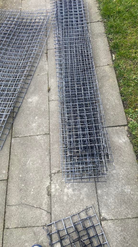 Matten voor vendering/in de beton, Tuin en Terras, Gaas en Draad, Ophalen, Zo goed als nieuw, Minder dan 10 meter, Overige typen