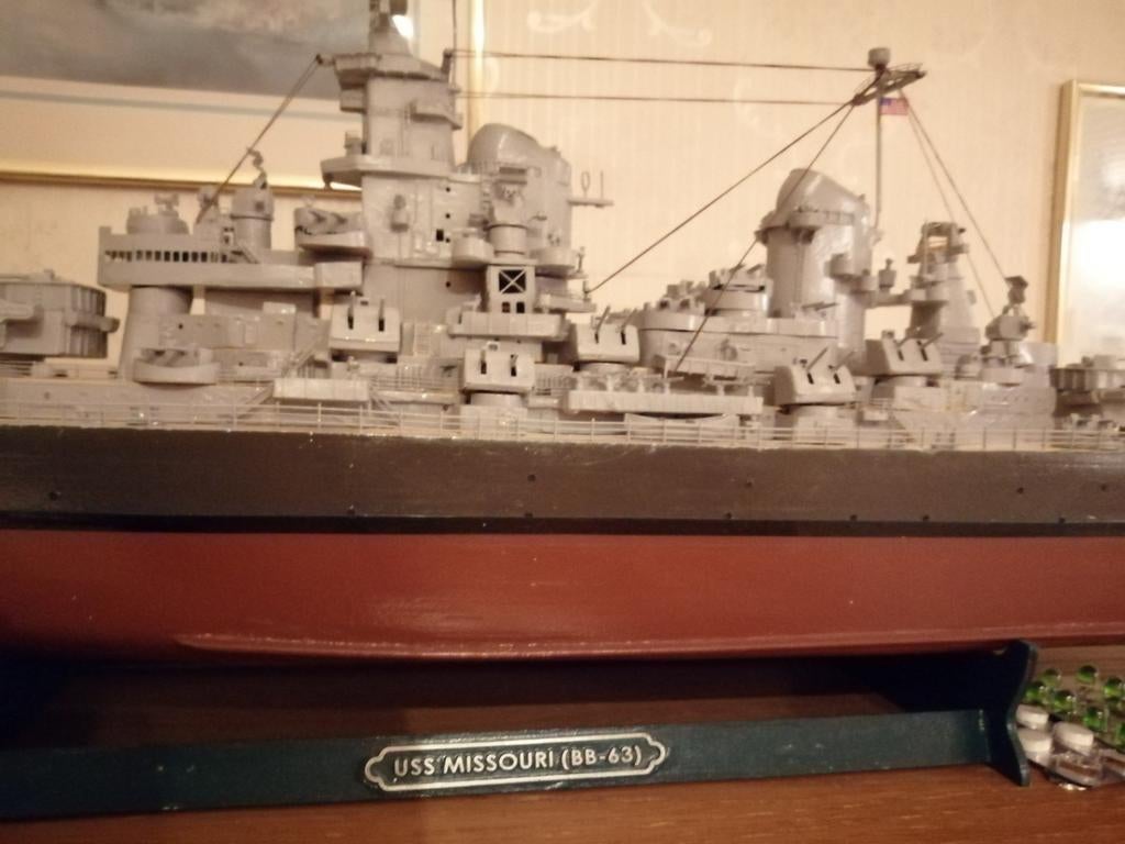 Nieuw modelbouw schip - USS Missouri (BB-63), Ophalen of Verzenden, Nieuw, 1:50 tot 1:200, Overige merken