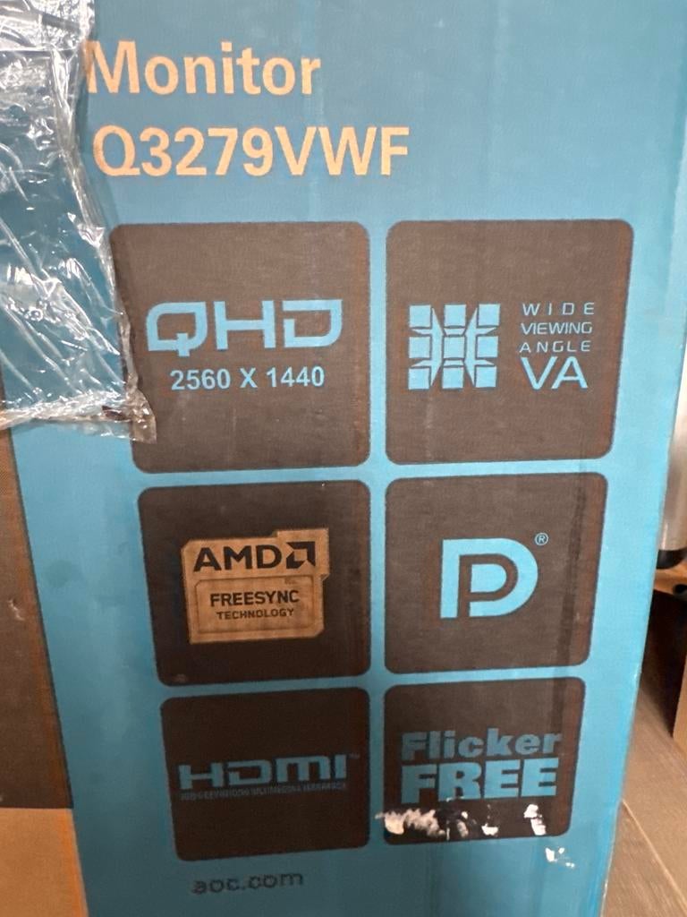 AOC 79 Series, HDMI, AOC, Zo goed als nieuw, Quad HD (2K)