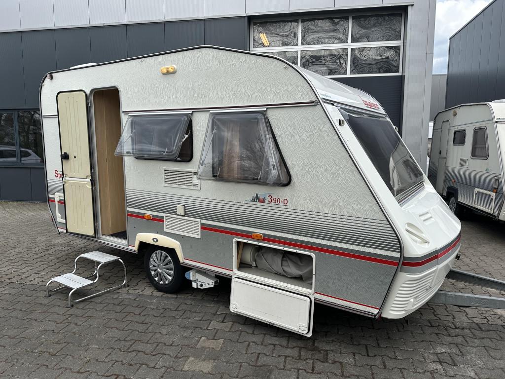 Beyerland Sprinter 390 D 2X VOORTENT- 2X LUIFEL - MOVER!, Standaardzit, Bedrijf, Schokbreker, Tot en met 4