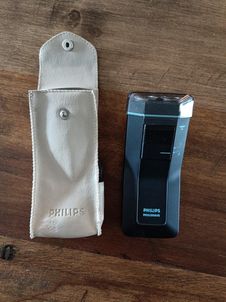 Vintage Philips Philishave HP 1208 Batteryshaver, Ophalen of Verzenden, Gebruikt, Scheren en Epileren
