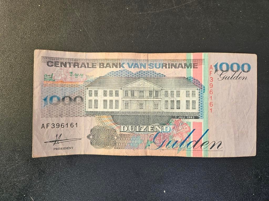 Suriname pick 141a 1993, Ophalen of Verzenden, Zuid-Amerika, Los biljet