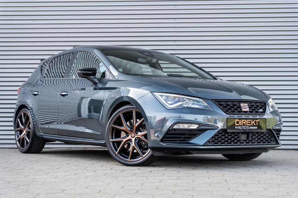 SEAT Leon 2.0 TSI CUPRA PANO BEATS KEYLESS VIRTUAL CAMERA, 15 km/l, Gebruikt, Zwart, 4 cilinders