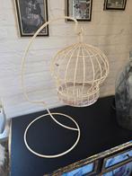 Decoratief vintagevogelkooitje op standaard - Frans brocante, Antiek en Kunst, Ophalen of Verzenden