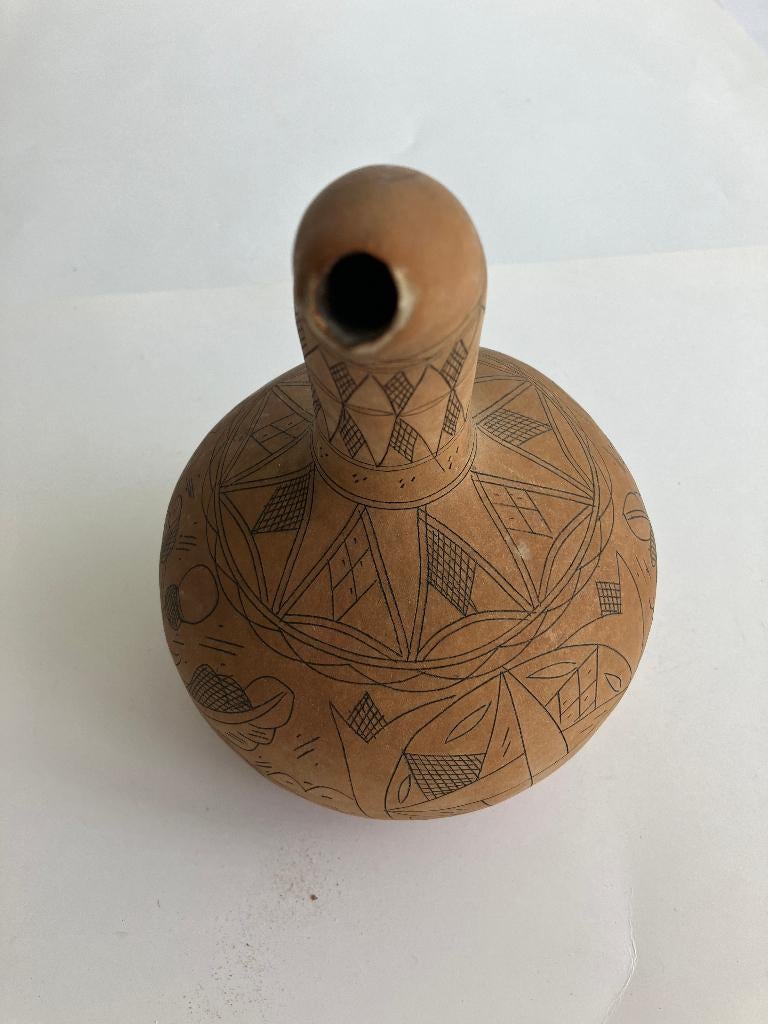 Bewerkte kalebas uit Afrika, Ophalen of Verzenden