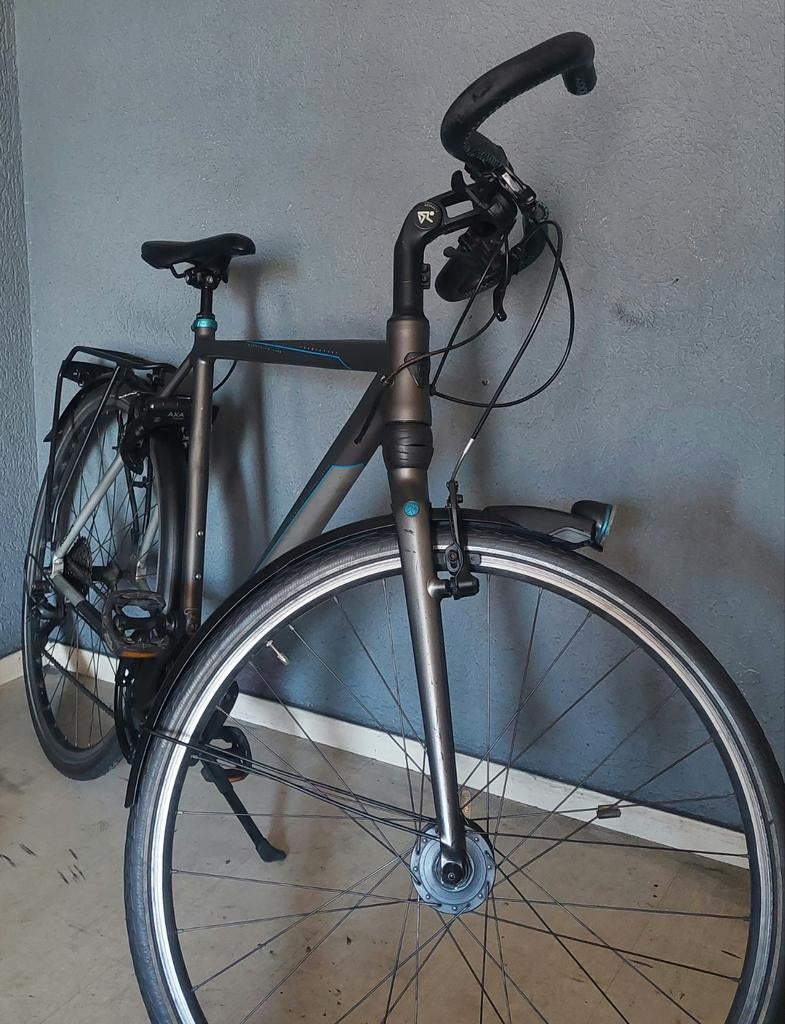 Koga Roadrunner 7005 herenfiets 57cm frame 28inch., Fietsen en Brommers, Fietsen | Heren | Herenfietsen, Gebruikt, Velgrem, Versnellingen