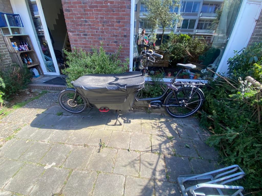 Batavus Fier 2 2022, Fietsen en Brommers, Fietsen | Bakfietsen, Gebruikt, Huif, 2 kinderen, Ophalen