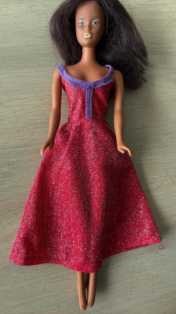 Barbie jurk Sindy Fleur Super Linna Petra etc.  jaren 70, Verzamelen, Ophalen of Verzenden, Gebruikt, Kleertjes