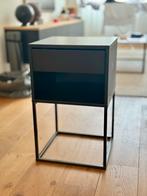 IKEA Vikhammer nachtkastje, zwart, Huis en Inrichting, Ophalen, Minder dan 45 cm, 55 tot 70 cm, Zo goed als nieuw