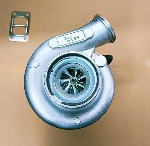 Turbocharger HX35 Super #12cm twin scroll billet made Hudder, Ophalen of Verzenden