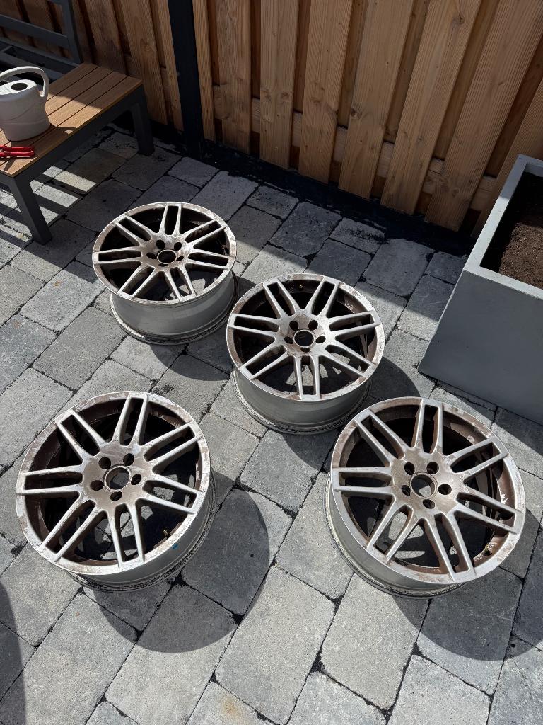 Audi velgen 17 inch, Auto-onderdelen, Ophalen, Gebruikt, Velg(en), 17 inch