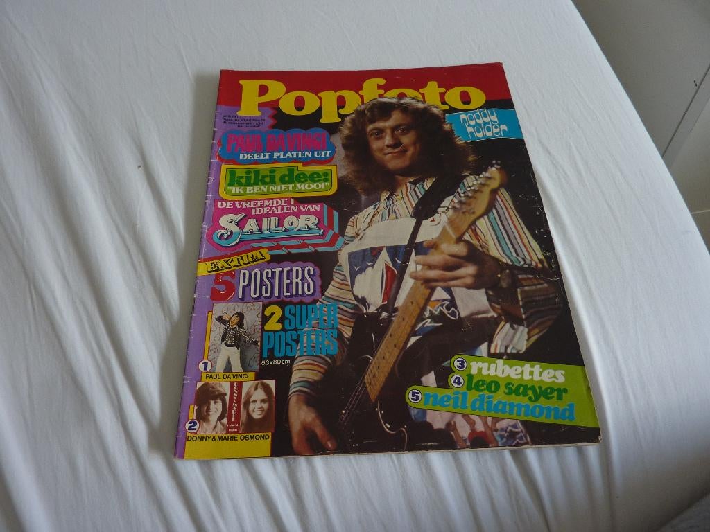 POPFOTO 1975-SLADE-MUD-SAILOR-CATS-RUBETTES-WALLY TAX-SWEET, Verzamelen, Verzenden, 1960 tot 1980, Tijdschrift