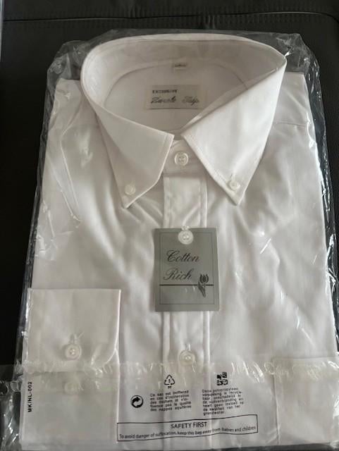 Overhemd merk zwarte tulp maat L nieuw in de verpakking, Kleding | Heren, Overhemden, Zwarte tulip, Wit, Nieuw, Ophalen of Verzenden