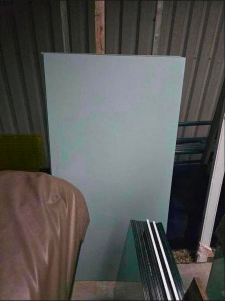 Trespa platen blauw/lichtblauw 180x90 onderhoudsvrij, Doe-het-zelf en Verbouw, Platen en Panelen, Ophalen of Verzenden