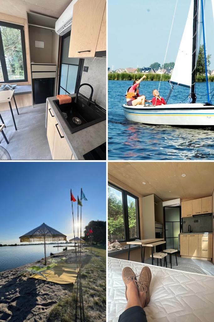 Tiny House in Heeg. Voor jonge gezinnen & avonturiers!, Vakantie, Speeltuin, Overige typen, Landelijk, Aan meer of rivier