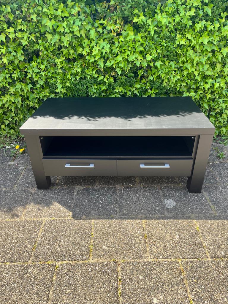 Zwart TV-meubel met lades gratis op te halen, Ophalen, Gebruikt, 50 tot 100 cm, Minder dan 100 cm