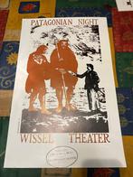 Vintage poster Het Wissel Theater: Patagonian Nights 1987, Verzamelen, Posters, Deurposter of groter, Ophalen of Verzenden, Reclame