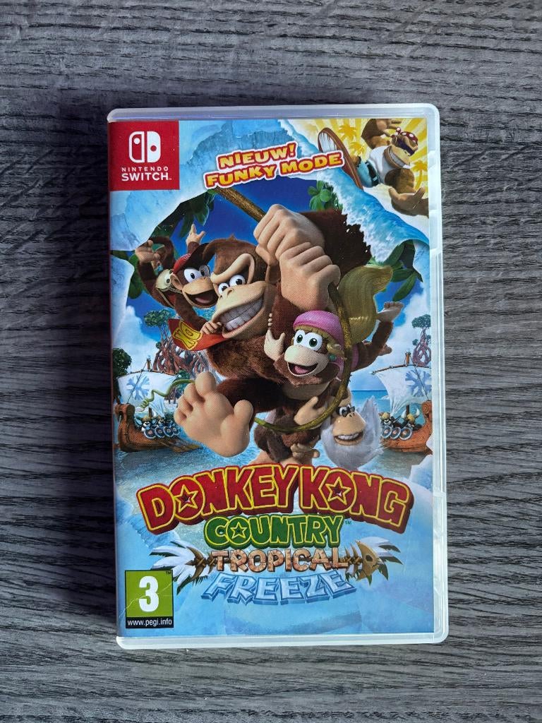Donkey Kong Country Tropical Freeze - Nintendo Switch (2), Spelcomputers en Games, Games | Nintendo Switch, Avontuur en Actie