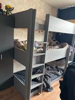 Grijs driepersoons stapelbed, Ophalen, Gebruikt, Eenpersoons, Overige maten