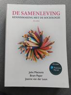 John Macionis - De samenleving, Boeken, Zo goed als nieuw, Nederlands, Overige niveaus, John Macionis; Joanne van der Leun; Bram Peper
