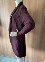 Cardigan van Just B Bordeaux rood met Alpacawol Vest, Kleding | Dames, Maat 38/40 (M), Just B., Ophalen of Verzenden, Zo goed als nieuw