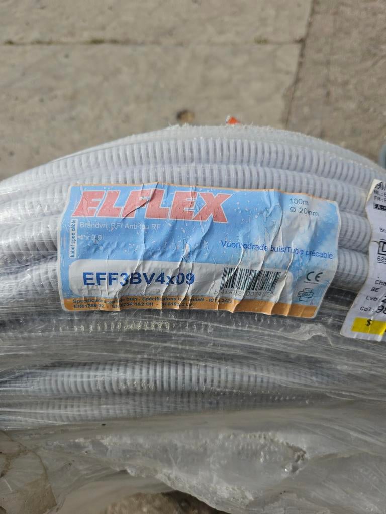 Elflex flex voorbedrade kabel 4*0.9 branderij rf/anti rf kab, Ophalen, Nieuw, Overige typen