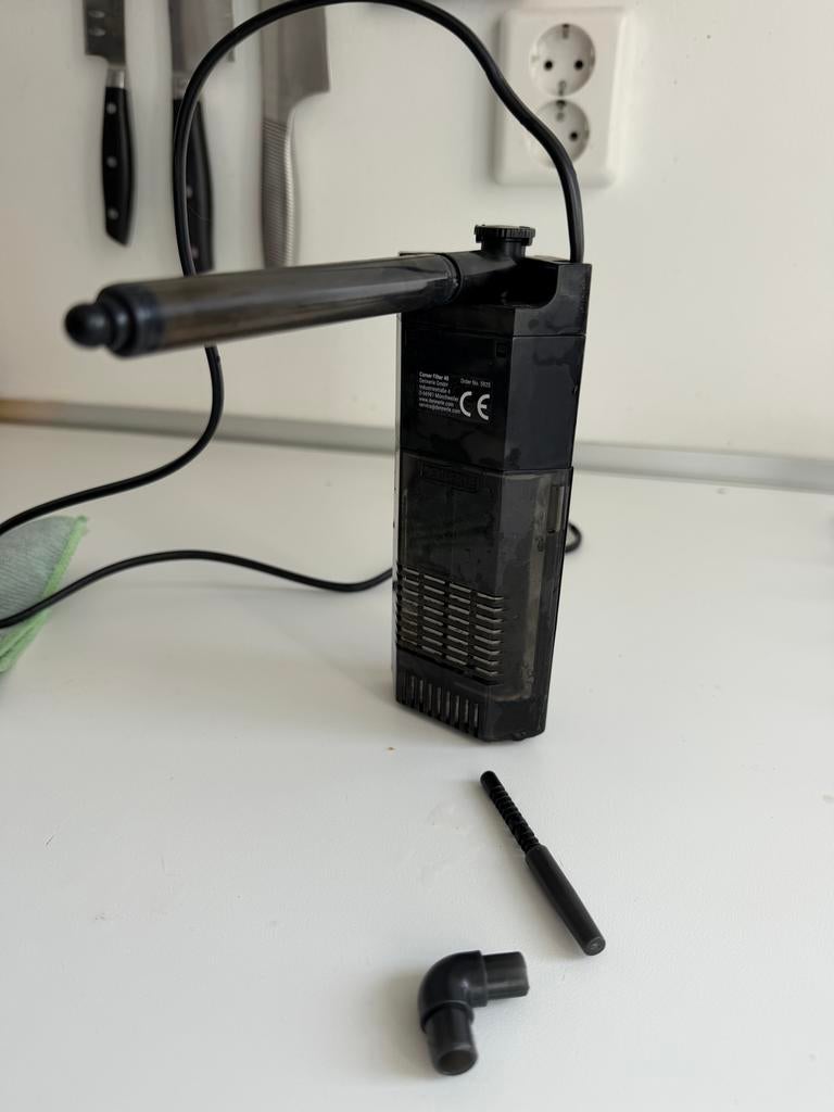 Dennerle Nano Corner Filter 40 binnenfilter, Gebruikt, Dennerle, Ophalen of Verzenden, Inclusief toebehoren