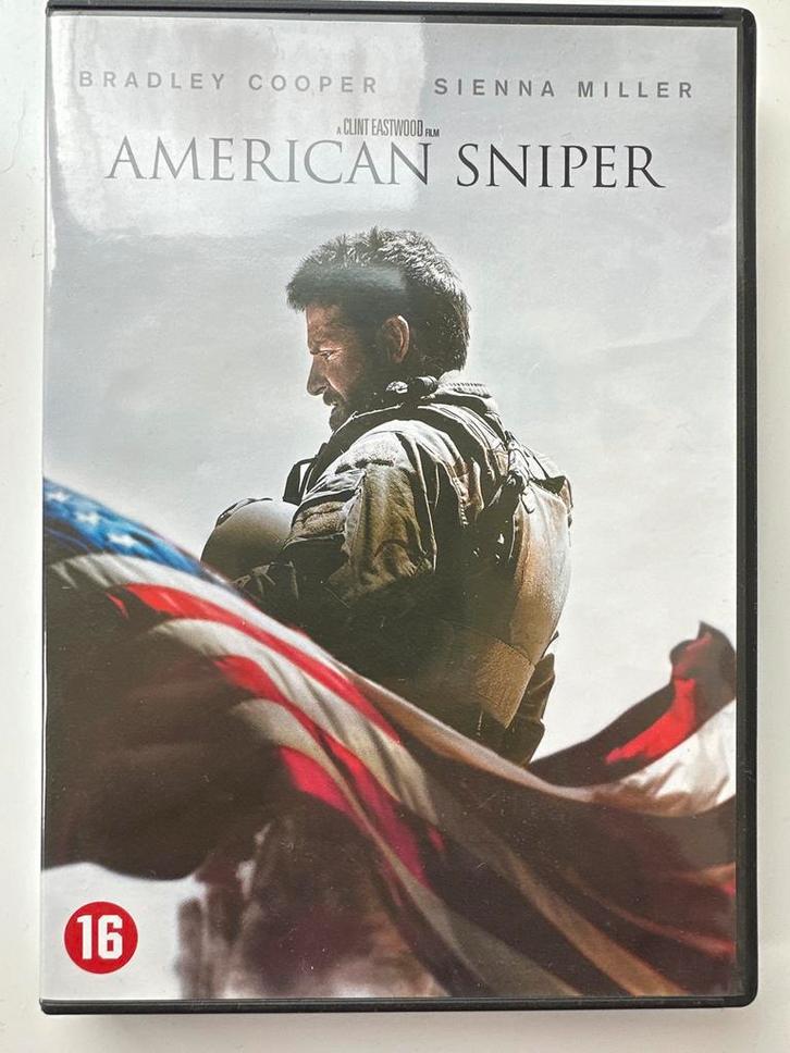DVD American Sniper, Cd's en Dvd's, Dvd's | Thrillers en Misdaad, Gebruikt, Actiethriller, Vanaf 16 jaar, Ophalen of Verzenden