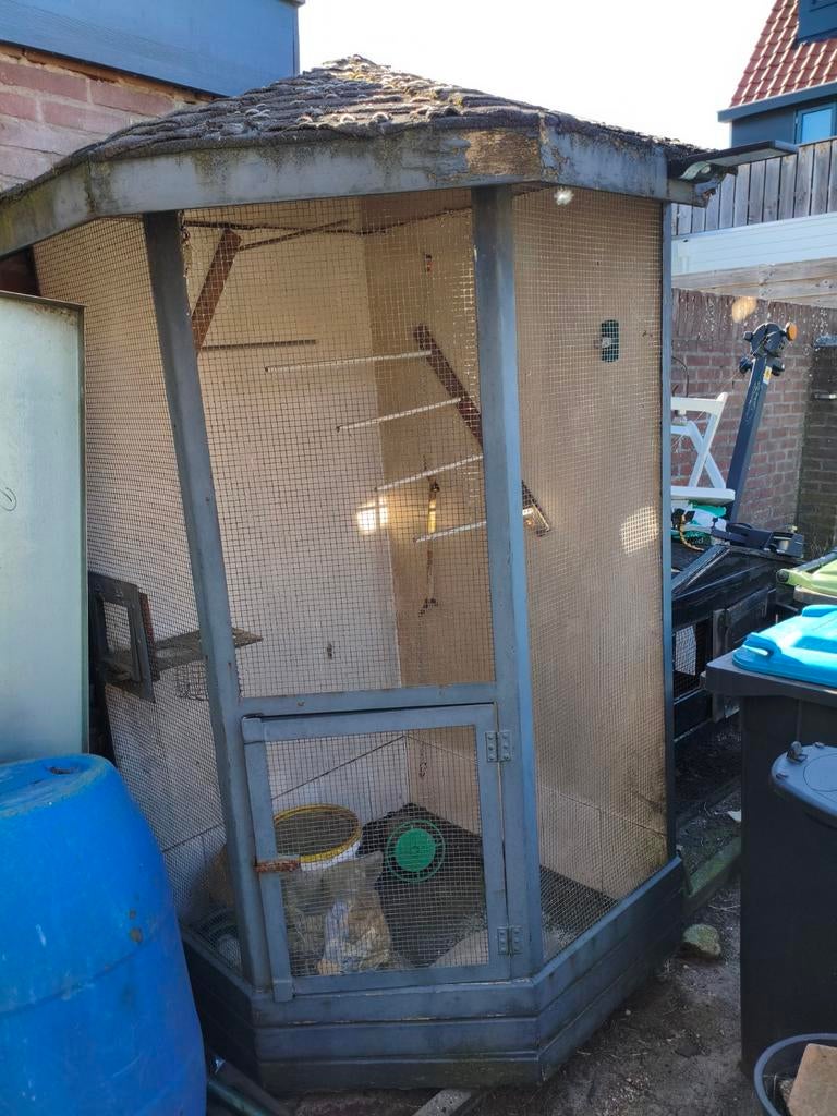 Hok voor vogels, Ophalen, Gebruikt, Hout, Vogelkooi