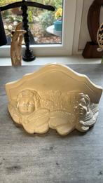 Vintage stenen plateau console met engelen, Ophalen of Verzenden