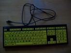 Toetsenbord voor slechtszienden, Ophalen of Verzenden, Qwerty, Zo goed als nieuw, Bedraad