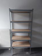 Metalen stellingkast met 5 planken, Ophalen, Gebruikt
