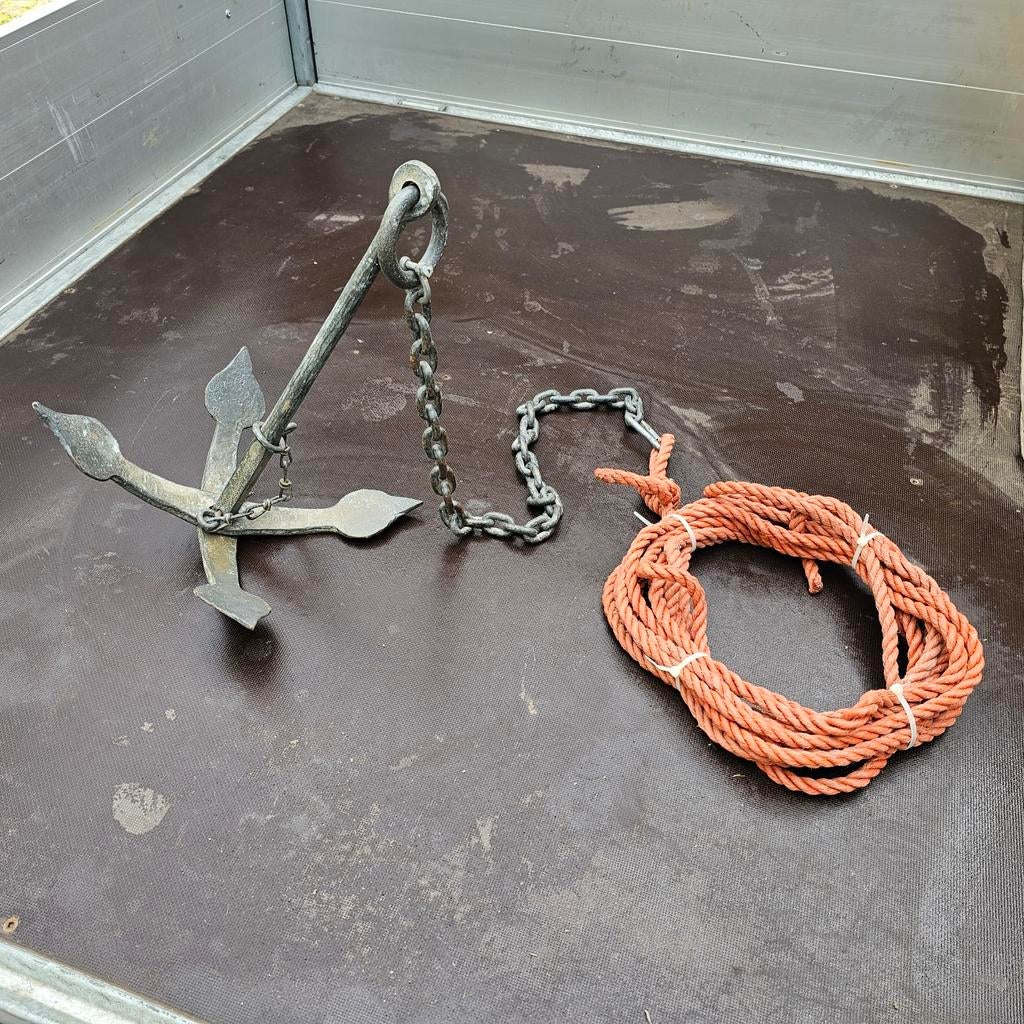 Anker 3,5 KG paraplu anker + ketting
en touw, Ophalen of Verzenden, Overige typen