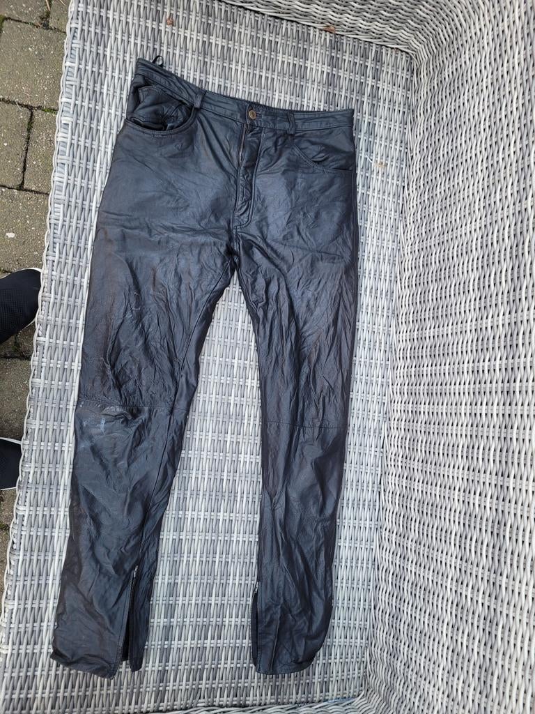 Vol leren broek maat onbekend, Overige merken, Broek | leer, Dames, Ophalen of Verzenden