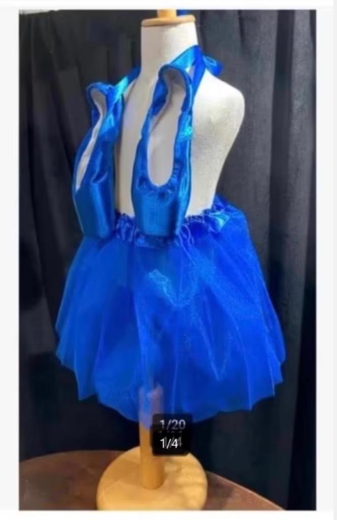 Blauwe Balletrok, blauwe Ballet spitzen, Overige typen, Nieuw, Ophalen of Verzenden, X