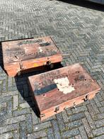 Reis kisten metaal koffers antieke opberg kisten, Ophalen