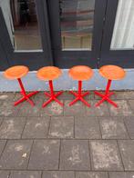 Vintage Dutch design schoolkrukken, Eromes krukken, Huis en Inrichting, Krukjes, Ophalen, Gebruikt, -, -