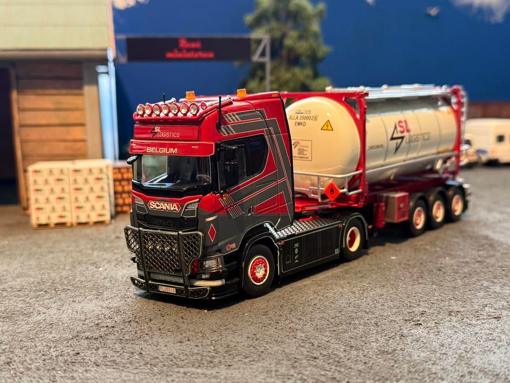Tekno scania sl, Hobby en Vrije tijd, Modelauto's | 1:50, Tekno, Nieuw, Tekno, Bus of Vrachtwagen