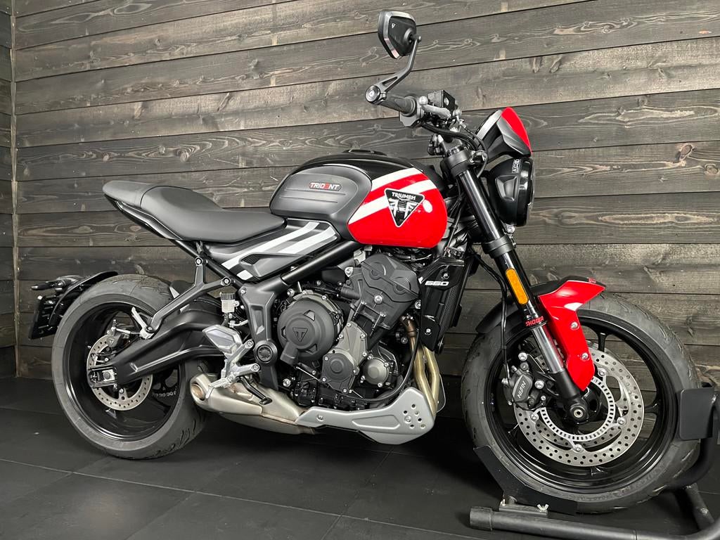 Triumph TRIDENT 660 2025 DIABLO RED (bj 2025), Motoren, Motoren | Triumph, Meer dan 35 kW, Naked bike, 660 cc, Bedrijf